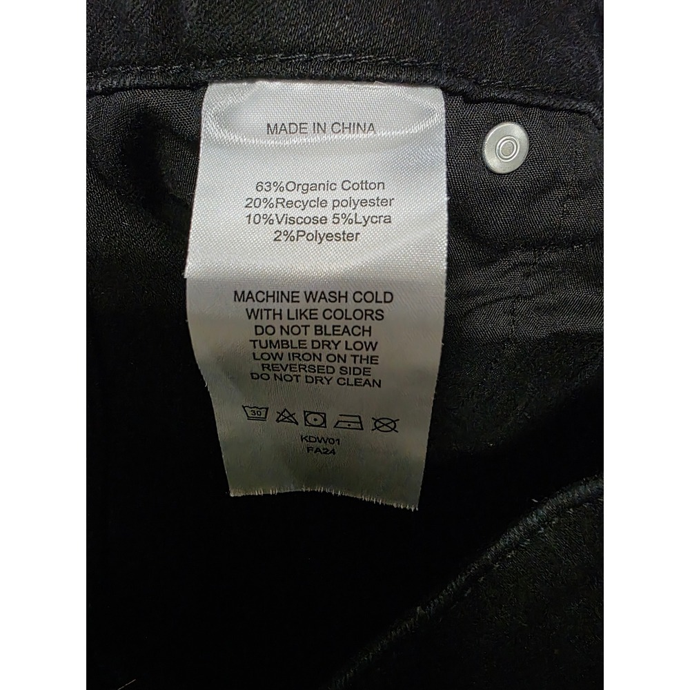Quince Black Stretch High‎ Rise Skinny Jeans Size 26 casual  Inseam 28 - Picture 4 of 16